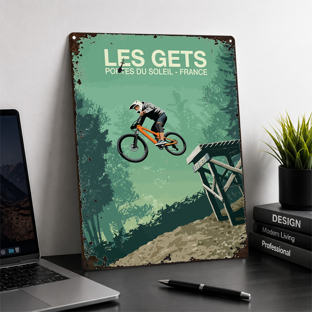 โปสเตอร์พิมพ์ลายจักรยานเสือภูเ - Mountain Biking Europe บทวิจารณ์และราคา