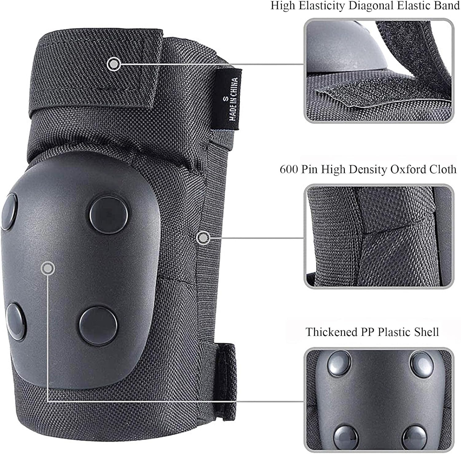 ชุดอุปกรณ์ป้องกัน 6 in 1 สำหรั - Mountain Biking Elbow Pads บทวิจารณ์และราคา