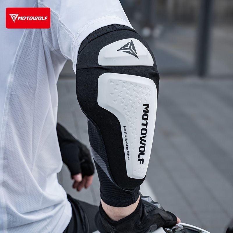 แผ่นป้องกันข้อศอกสำหรับมอเตอร์ - Mountain Biking Elbow Pads บทวิจารณ์และราคา